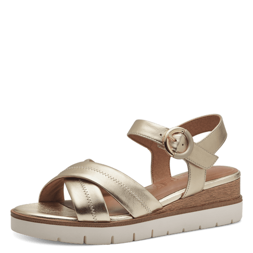 Tamaris 1-28202 light gold strappy sandal