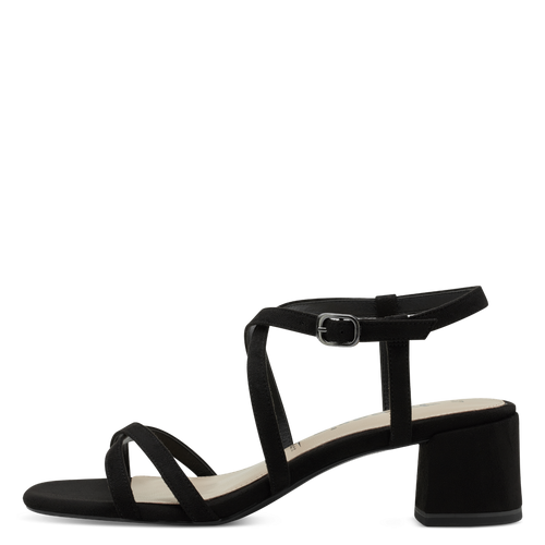 Tamaris 28204 black strap sandal