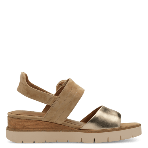 Tamaris tan comb sandal