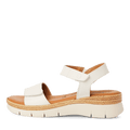 Tamaris white leather sandals