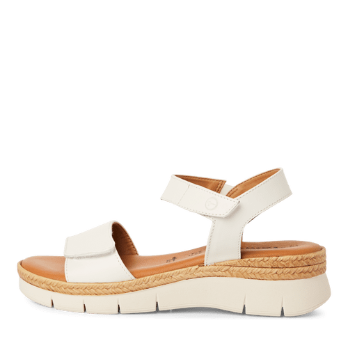 Tamaris white leather sandals