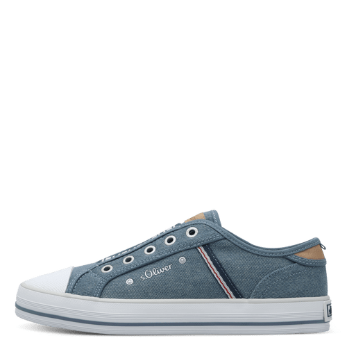 S.Oliver denim slip on trainer