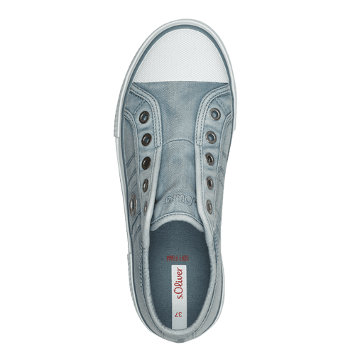 S.Oliver slip on trainer light blue