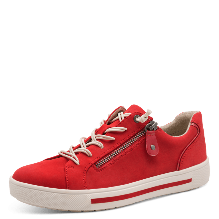 8-23660-42-500 Jana Vegan red trainer