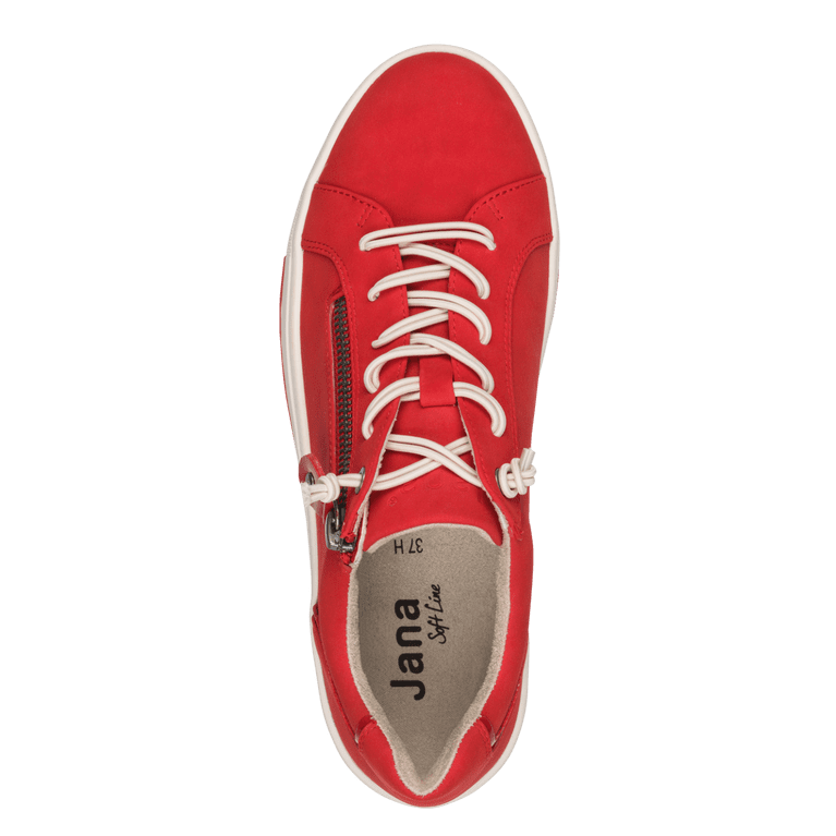8-23660-42-500 Jana Vegan red trainer