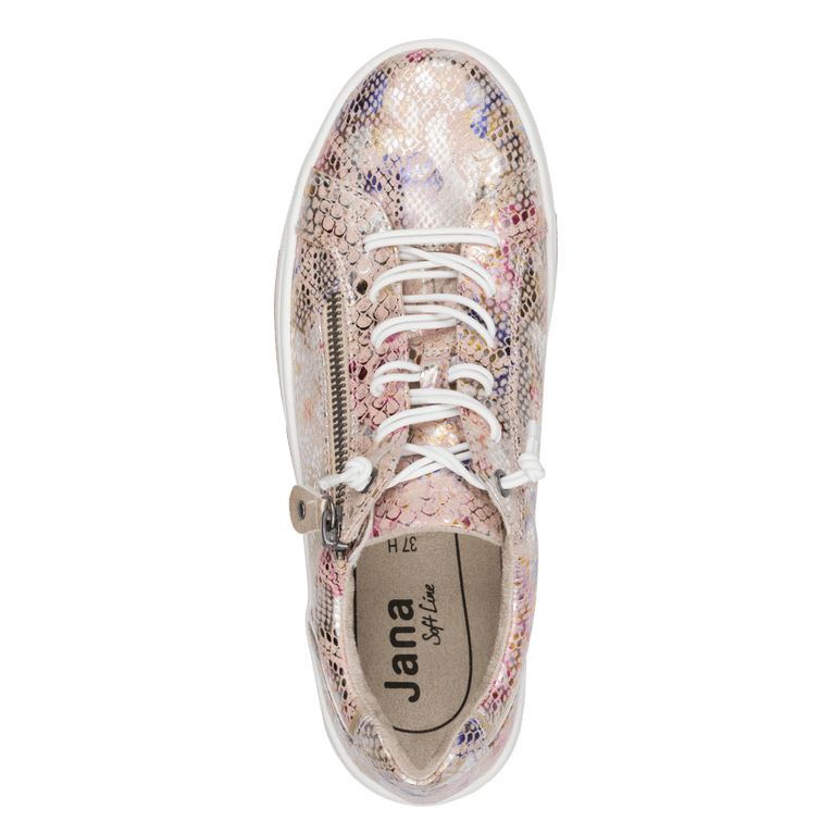 Jana 8-23661-42-989 Flowers multi vegan trainer