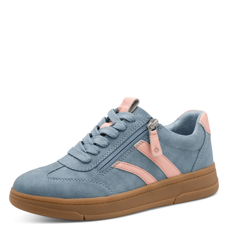 Jana 8-23784-44-855 Sky/peach Vegan trainer