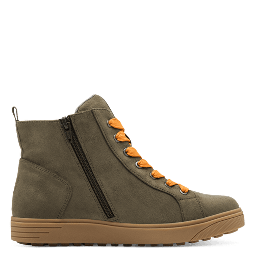 Jana 8-25280-43-769 Khaki/Saffron Vegan Boot