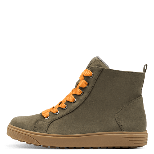 Jana 8-25280-43-769 Khaki/Saffron Vegan Boot
