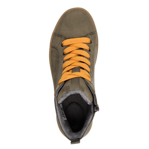 Jana 8-25280-43-769 Khaki/Saffron Vegan Boot