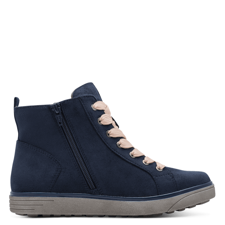 Jana 8-25280-43-854 Navy/Powder Lace up boot