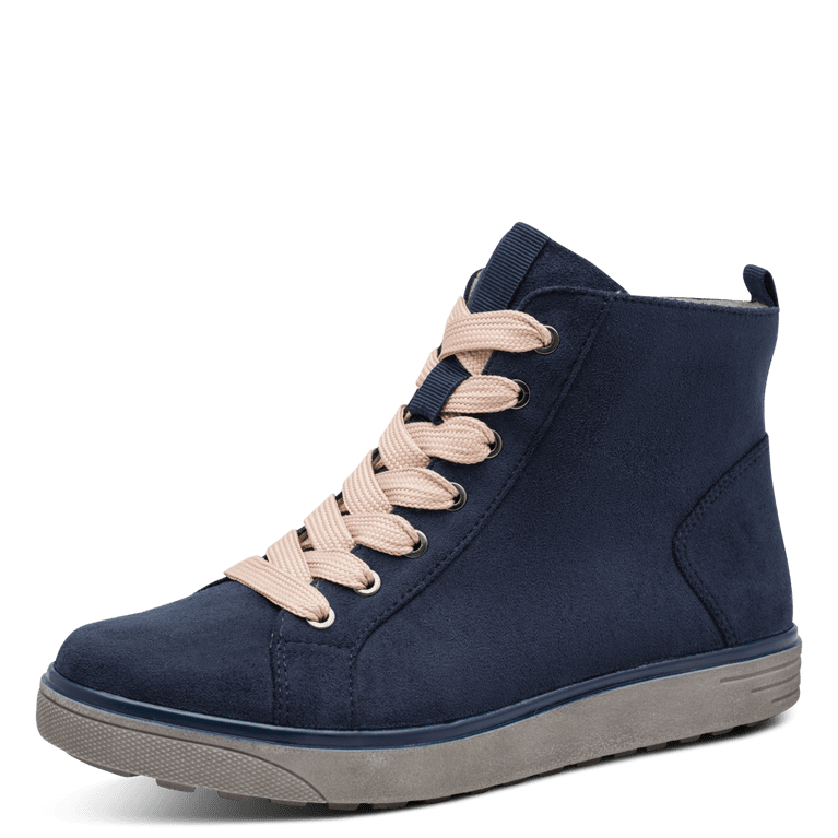 Jana 8-25280-43-854 Navy/Powder Lace up boot