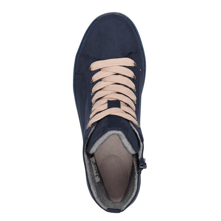 Jana 8-25280-43-854 Navy/Powder Lace up boot