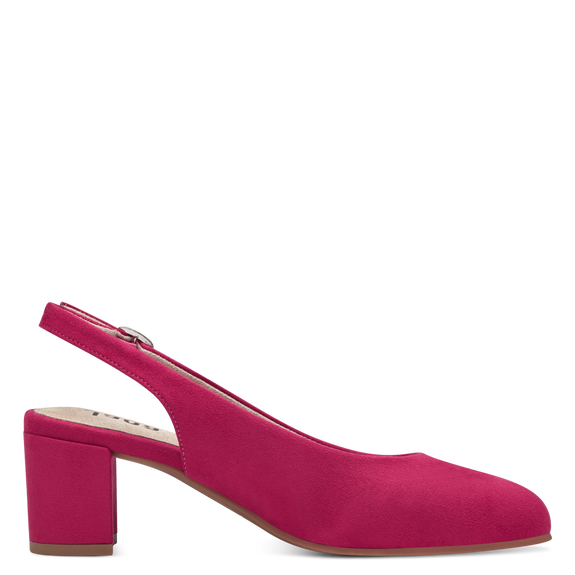 Jana vegan fuchsia sling pumps
