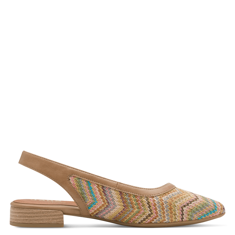 Jana 8-29464-46-494 Sling back Beige multi