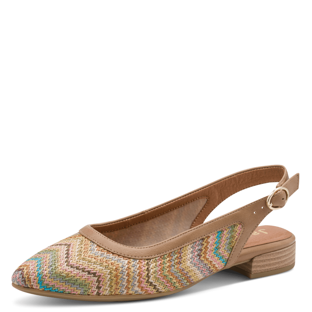 Jana 8-29464-46-494 Sling back Beige multi