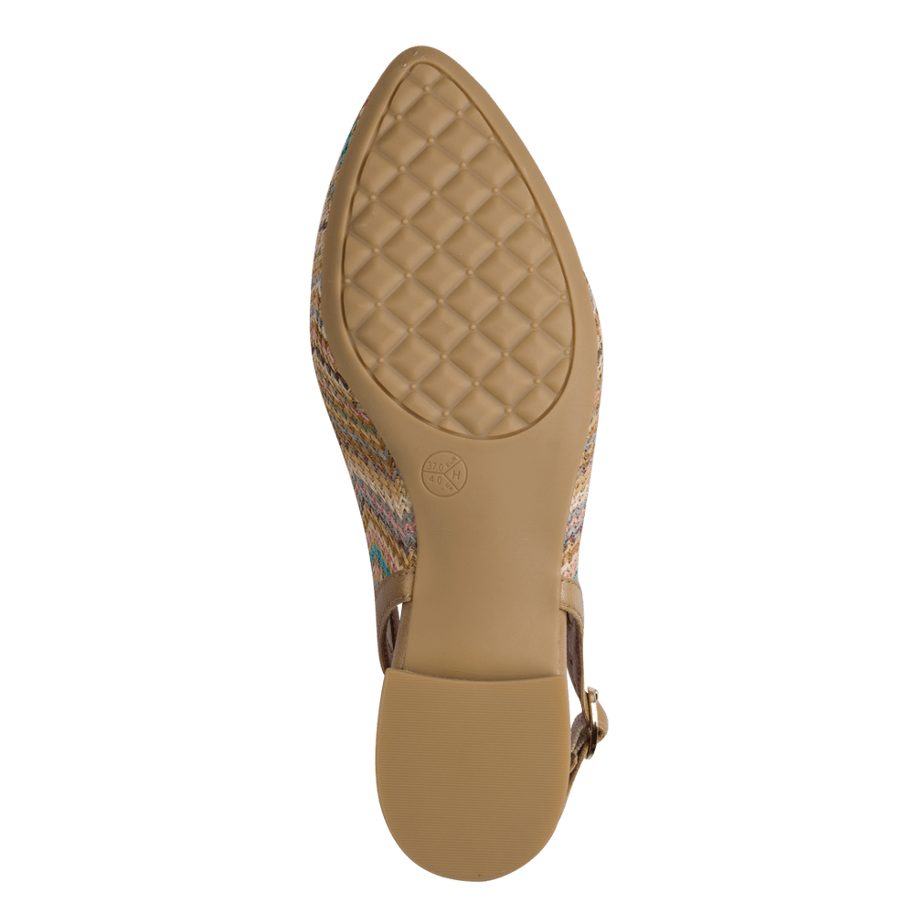 Jana 8-29464-46-494 Sling back Beige multi