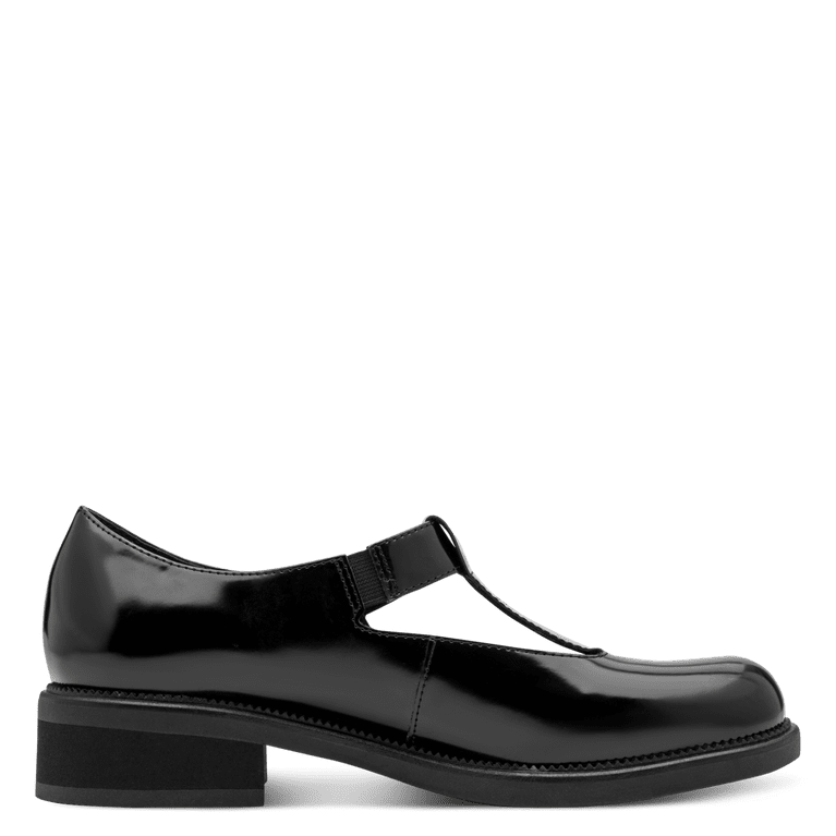 Tamaris Comfort 8-84706-47-018 Black Patent T-bar shoe