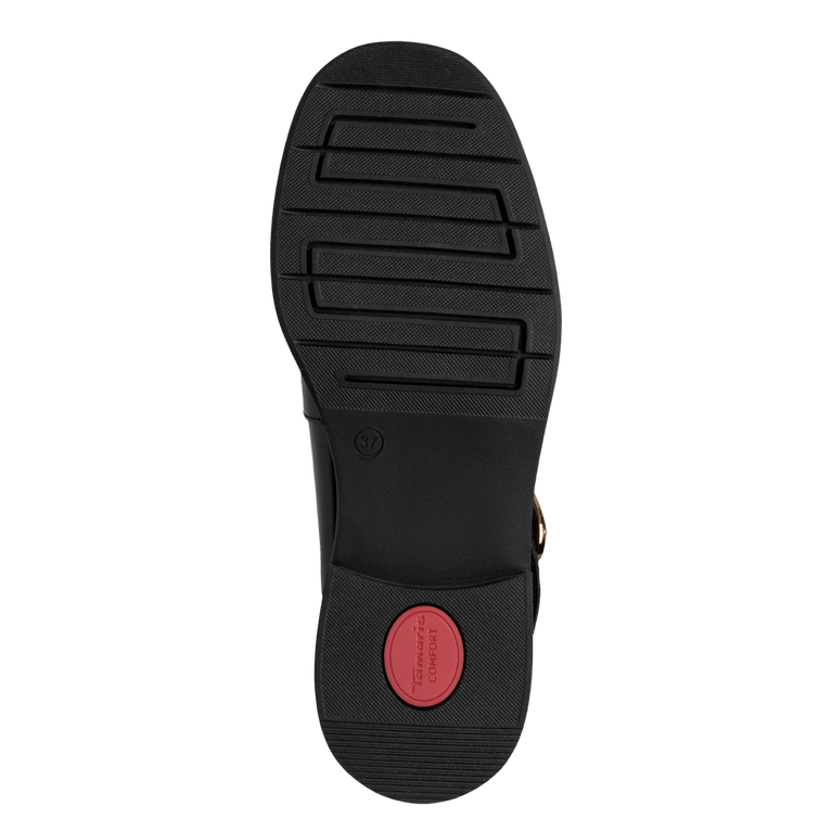 Tamaris Comfort 8-84706-47-018 Black Patent T-bar shoe