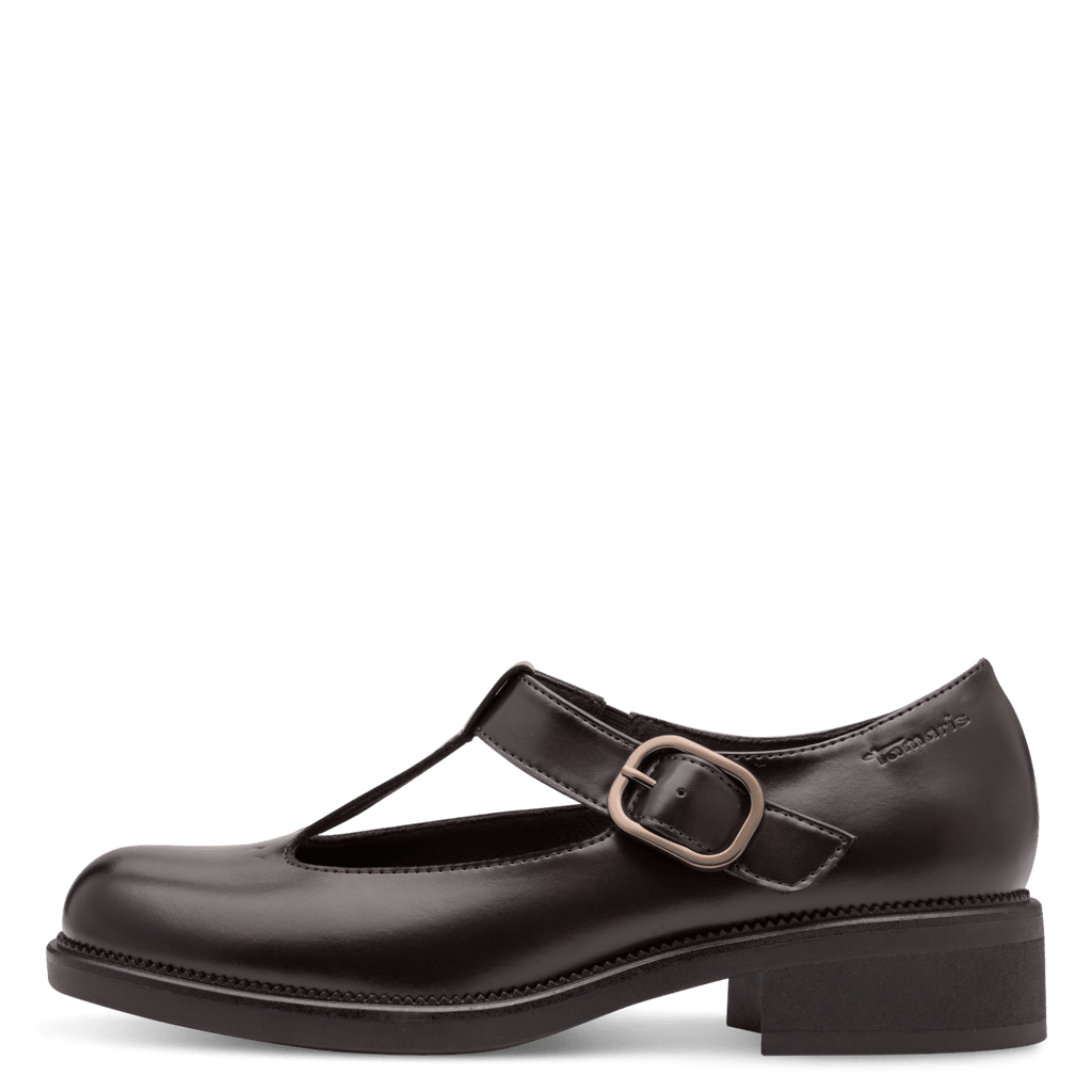Tamaris 8-84706-47 mocca T-Bar shoe