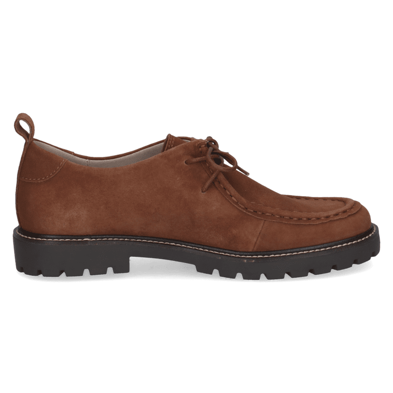 Caprice 9-23612-45-305 Cognac Suede Shoe