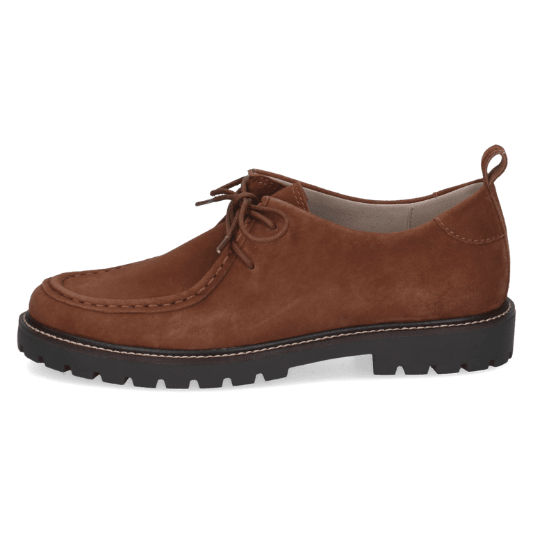 Caprice 9-23612-45-305 Cognac Suede Shoe