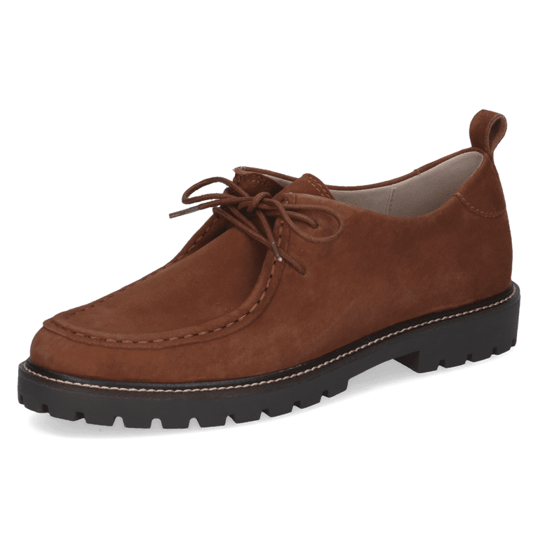 Caprice 9-23612-45-305 Cognac Suede Shoe