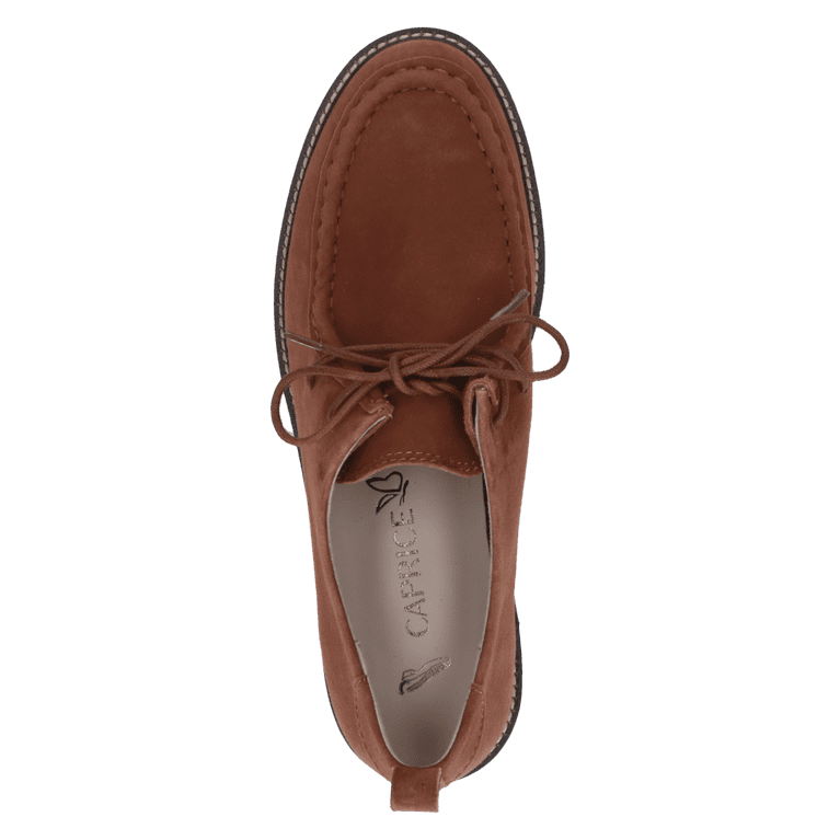 Caprice 9-23612-45-305 Cognac Suede Shoe
