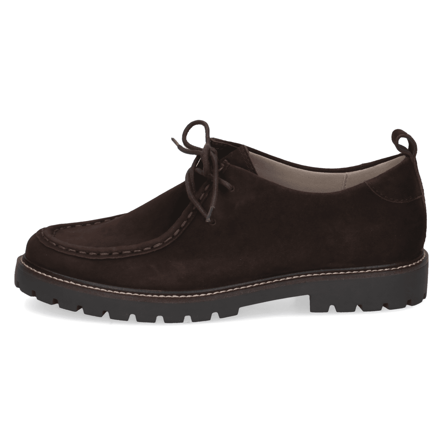 Caprice 9-23612-45-342 Dark Brown lace up shoe