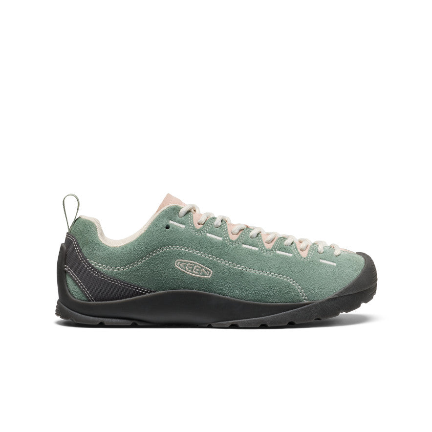 Keen Jasper Lily pad/Cameo Rose suede trainer