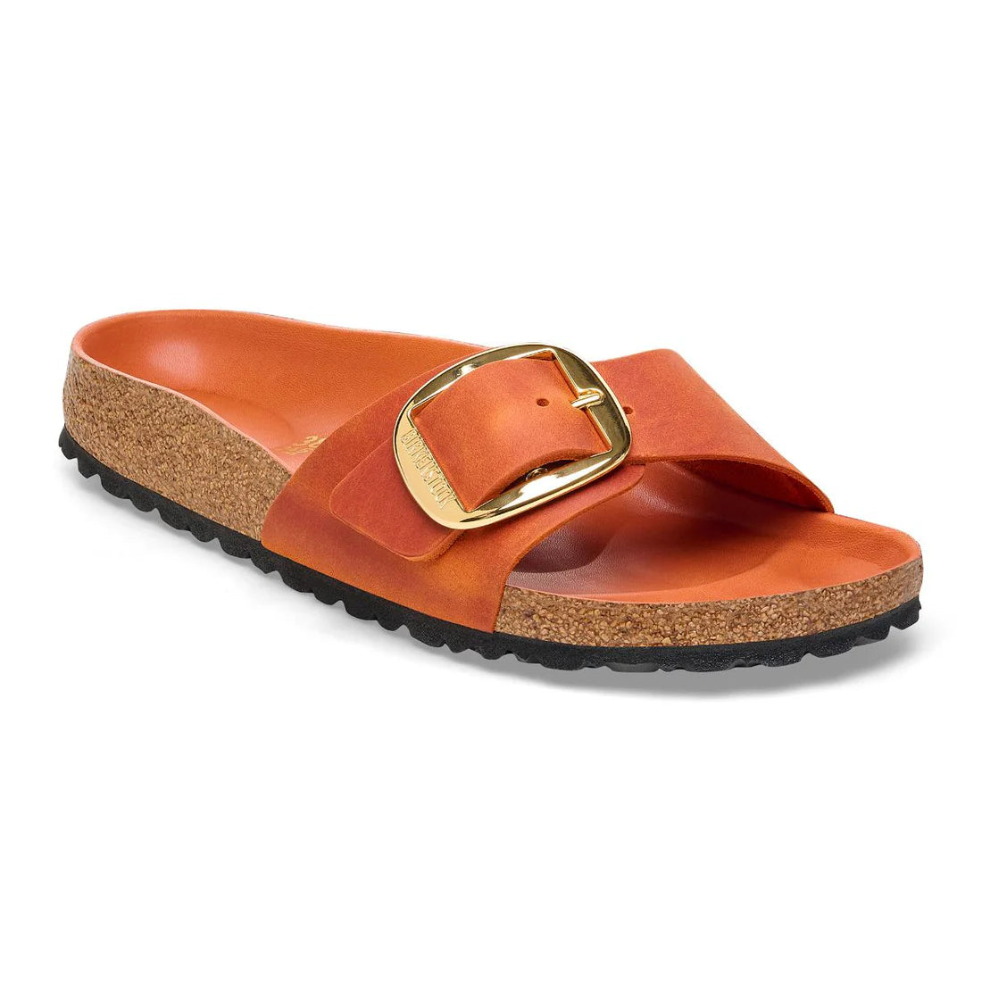 Birkenstock Madrid Big Buckle Oiled Leather Burnt Orange