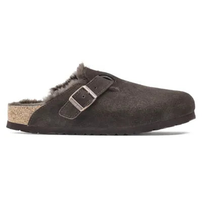 Birkenstock Boston Shearling Suede Leather unisex clog