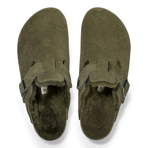 Birkenstock Boston Shearling Thyme clog