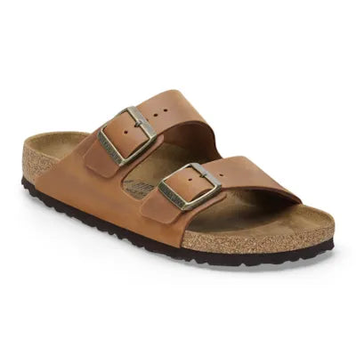 Birkenstock Arizona Cognac Oiled Leather sandal