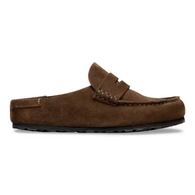 Birkenstock Naples Wrapped suede leather loafer, Carafe