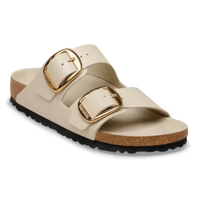 Birkenstock Arizona Big Buckle Patent Leather sandal - Oyster