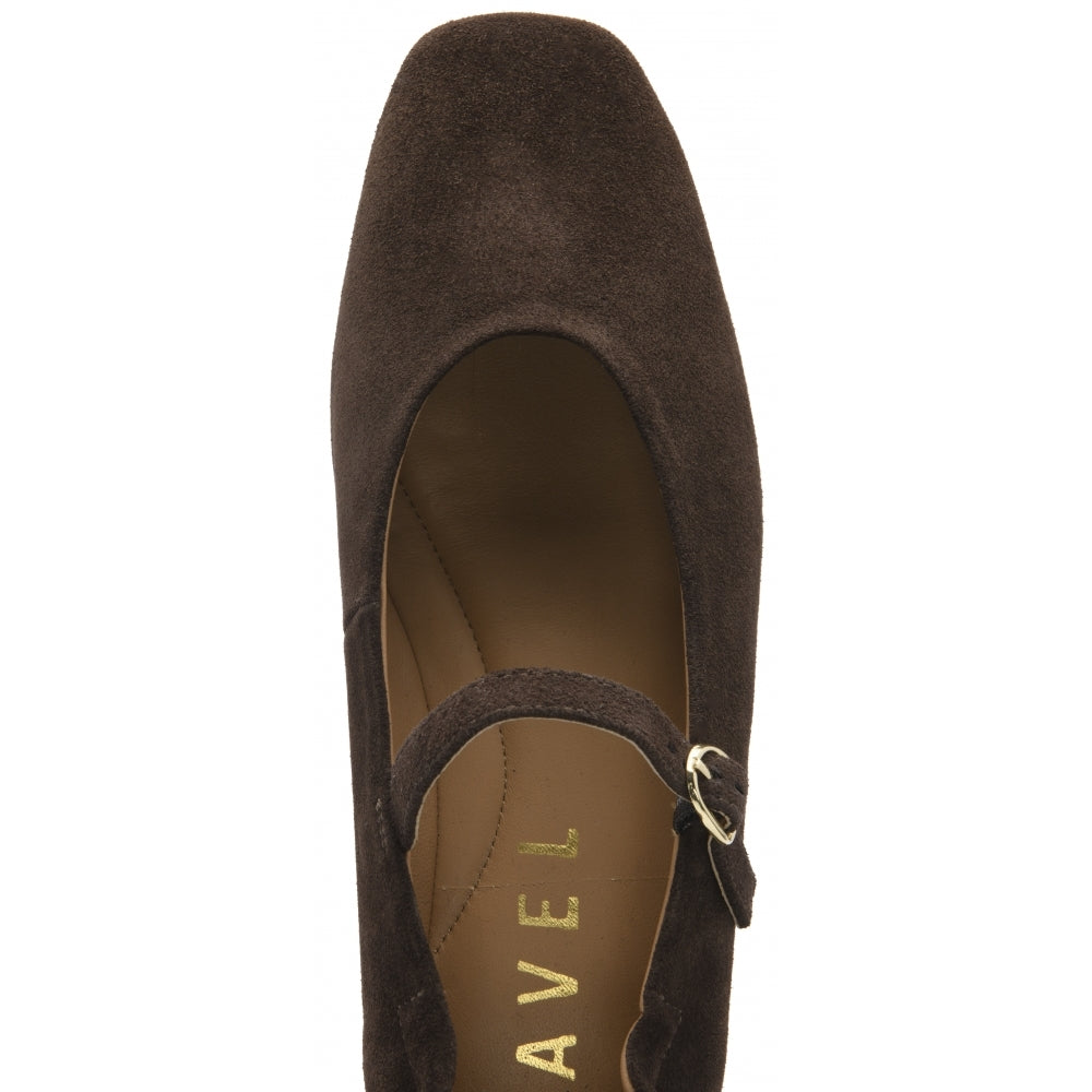 Ravel Lanton Brown Suede flats