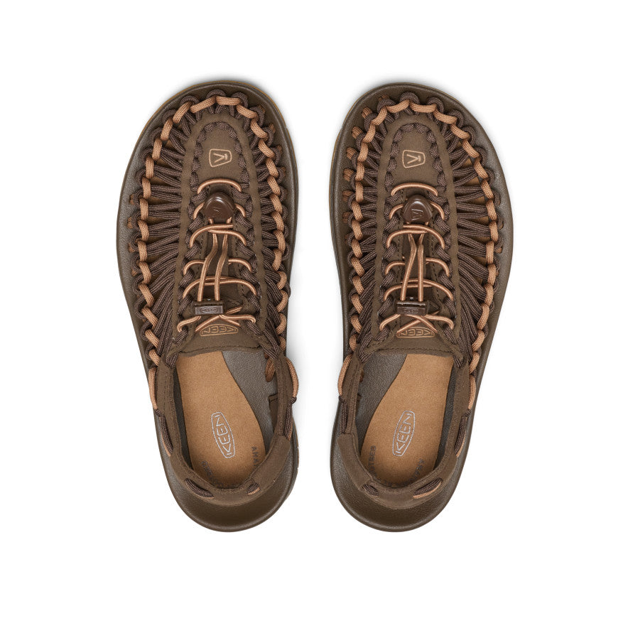 Keen Uneek Dark Earth/Chipmunk elasticated sandal