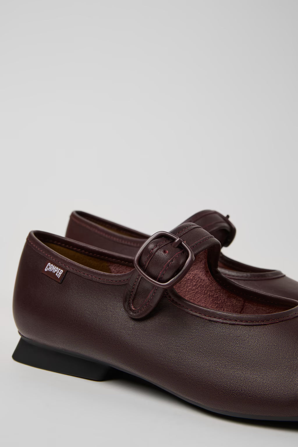 Camper Casi Myra burgundy leather shoes