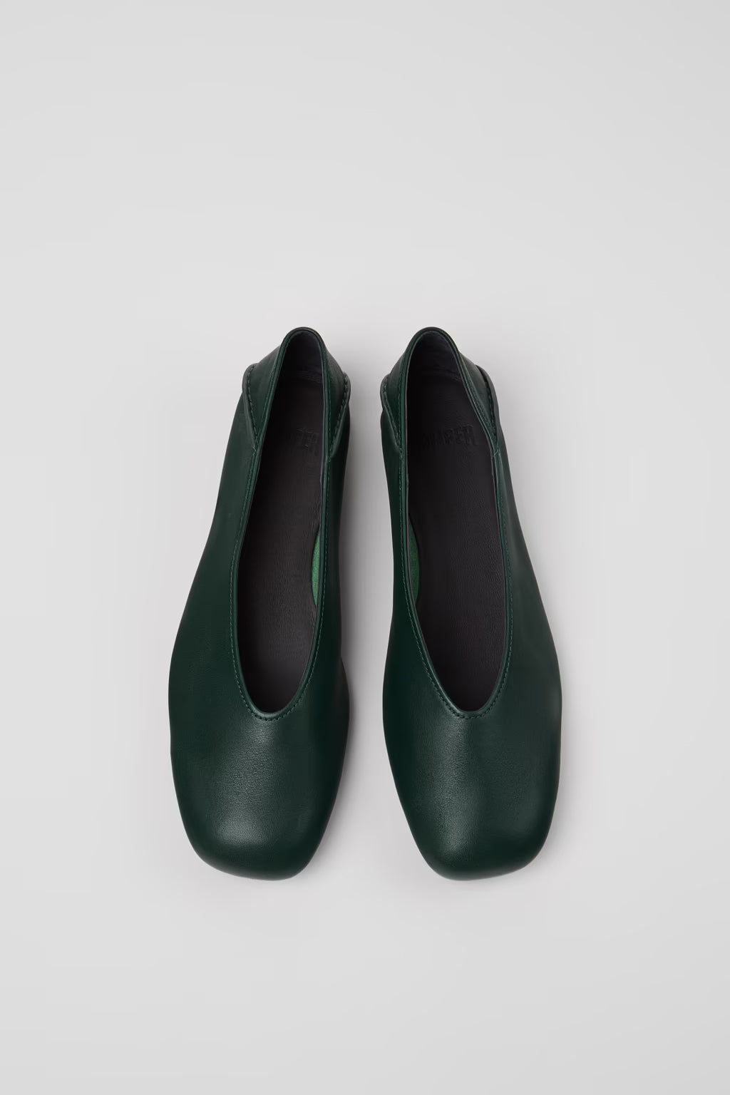 Camper Casi Myra green ballerina pump