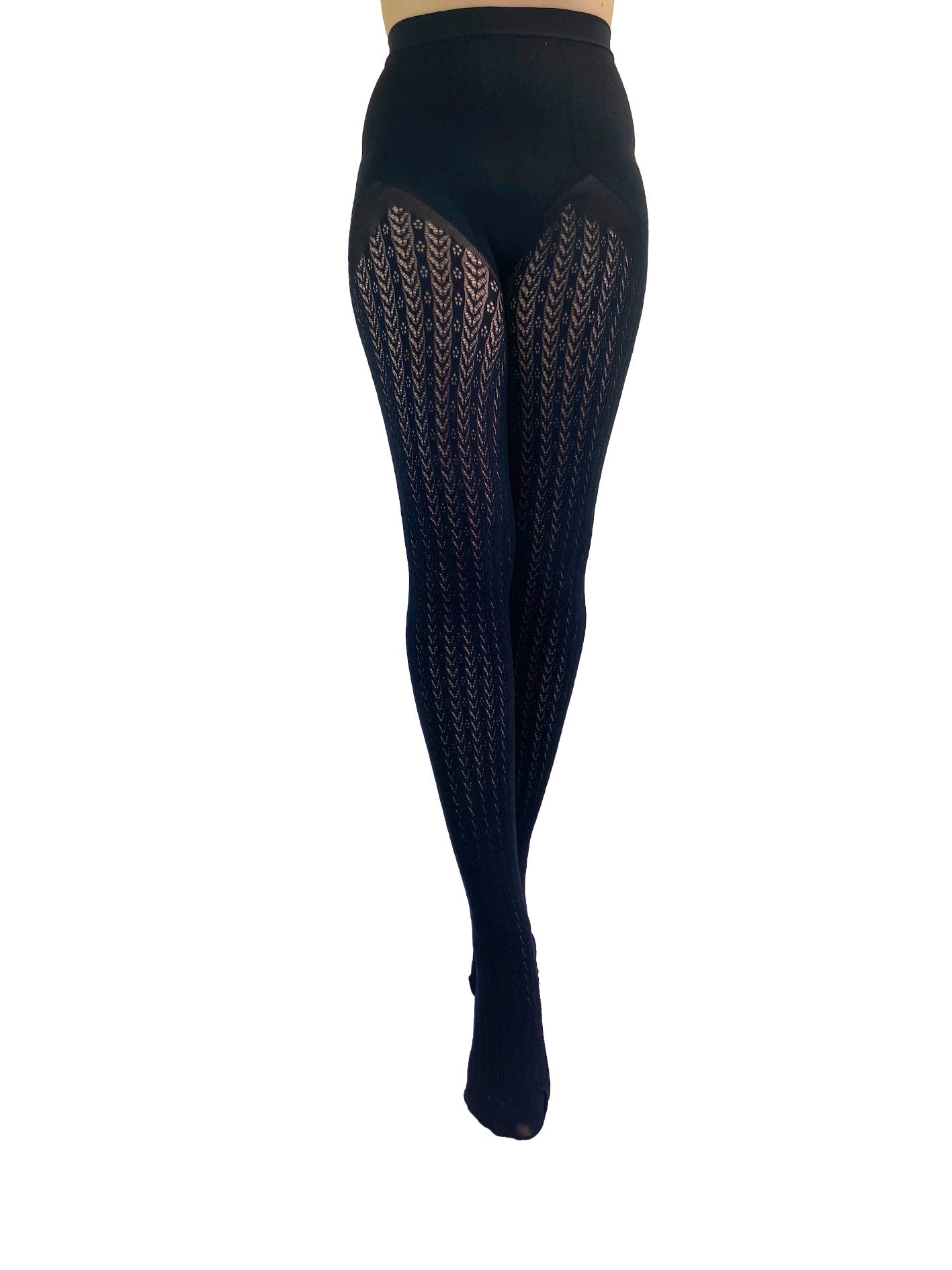 Pamela Mann Chevron patterned Knit tights