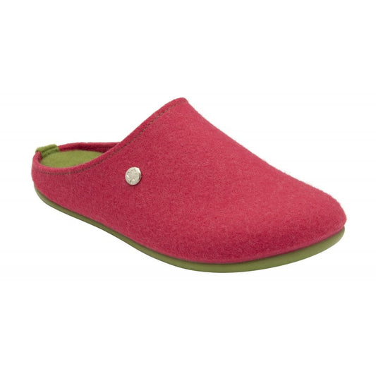 Lotus coral Rocio mule slippers