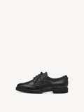 Tamaris Leather lace up black shoe