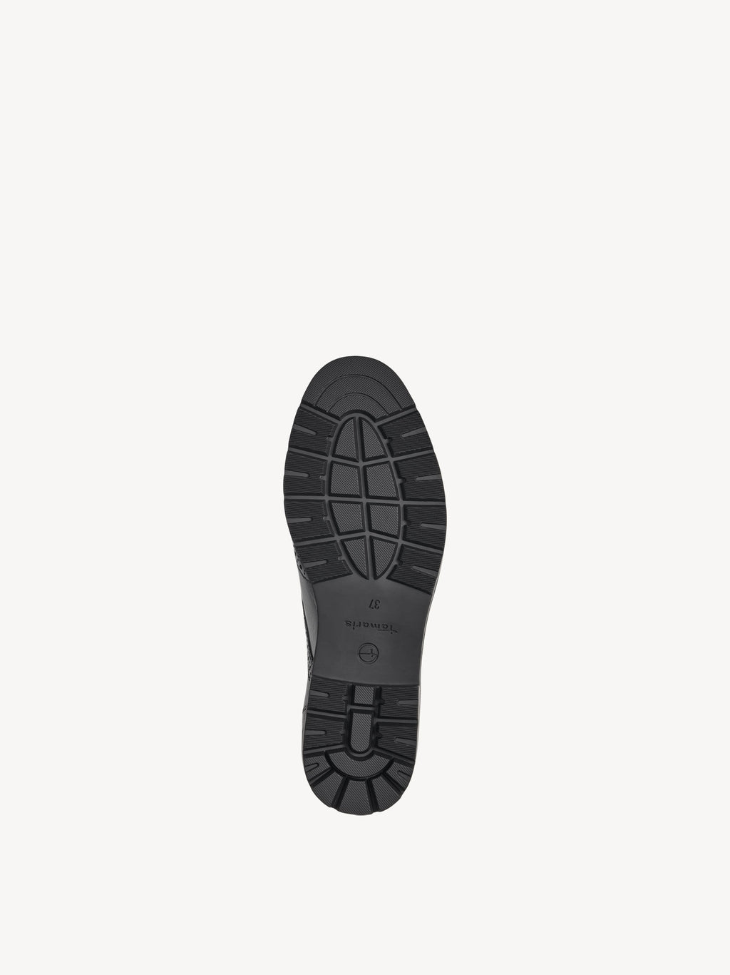 Tamaris Leather lace up black shoe