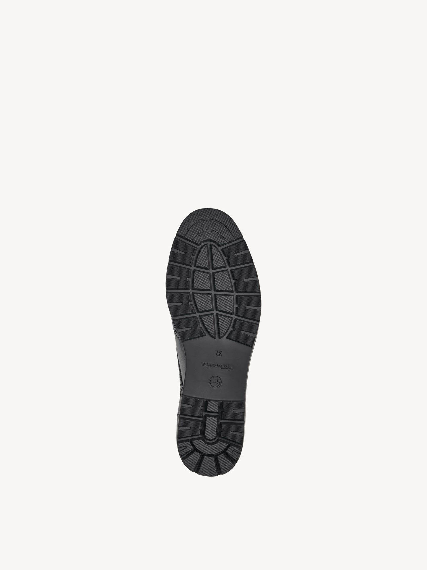 Tamaris Leather lace up black shoe