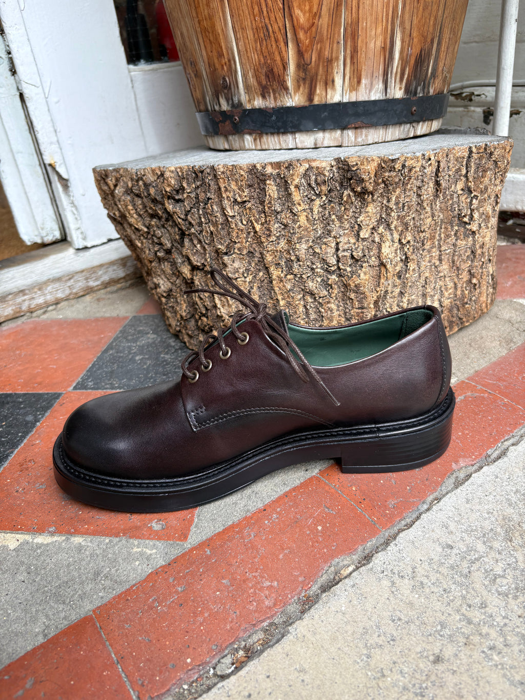 Felmini E540 Anilex T.Moro Dark brown lace up shoe