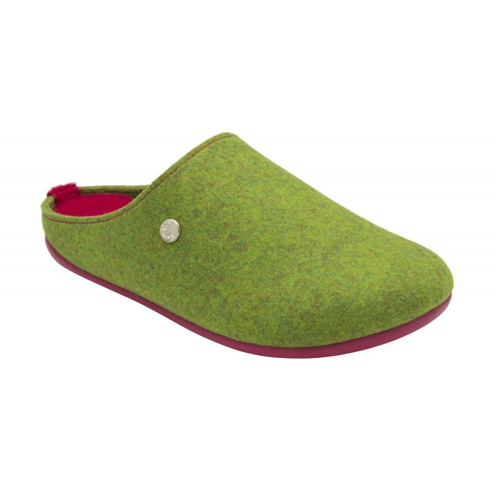 Lotus Lime Rocio mule slipper