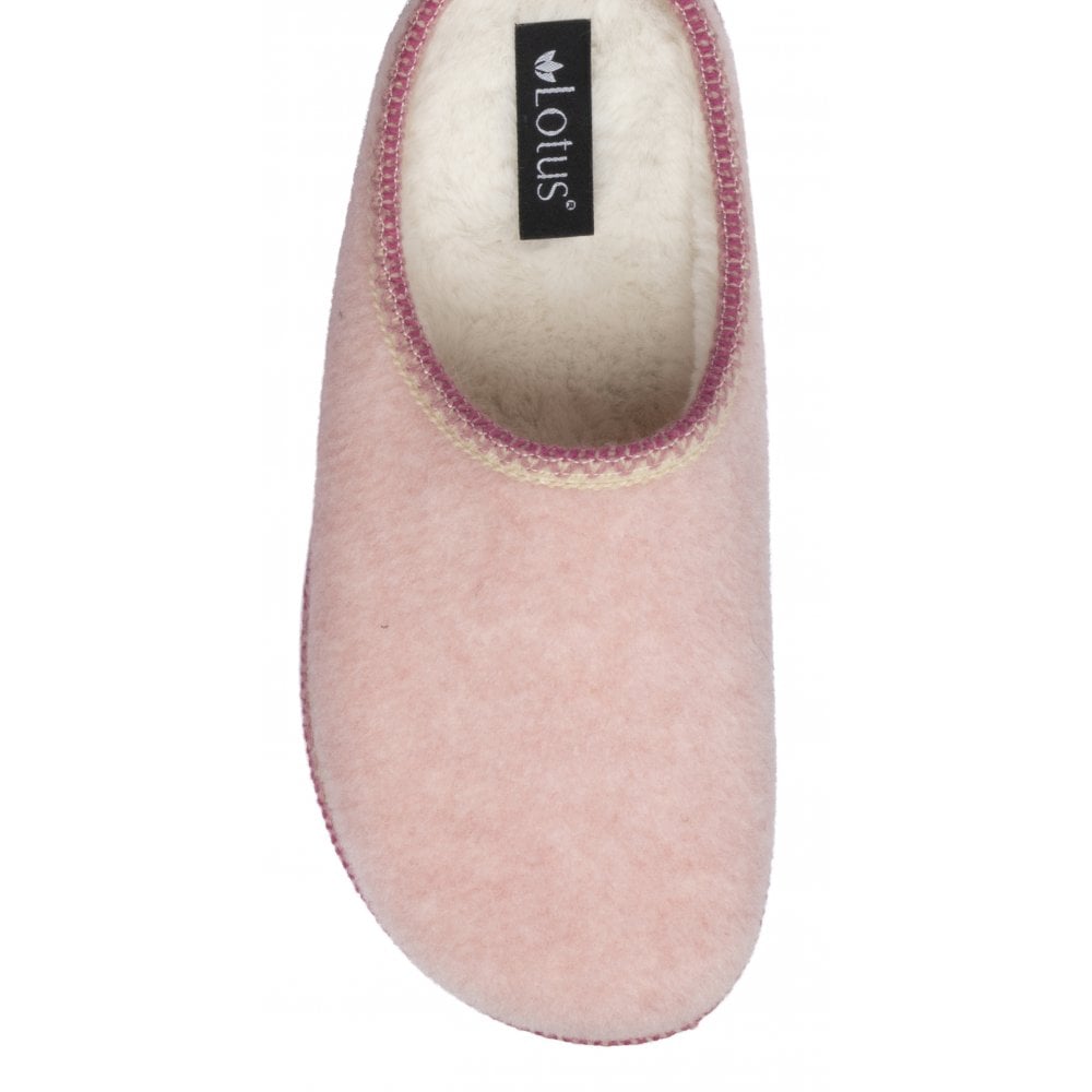 Lotus Amaia Mule Slipper Pink