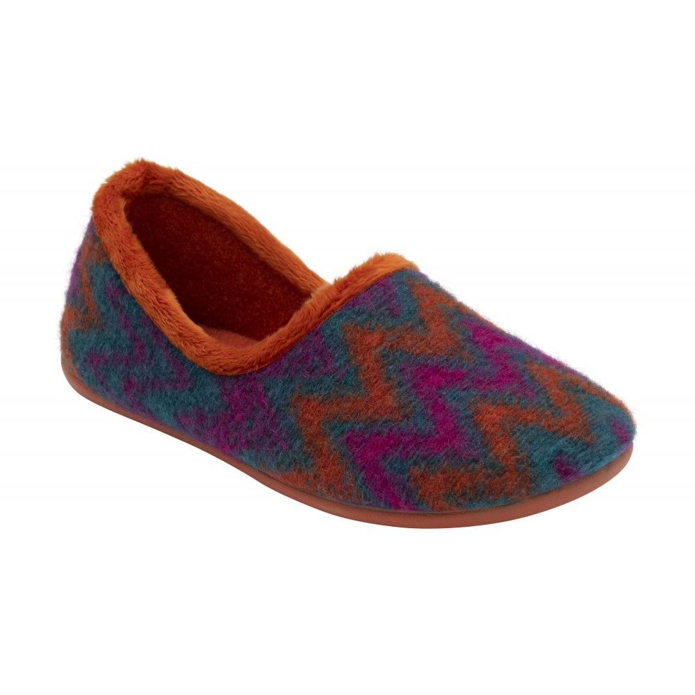 Lotus Ernestina Slipper multi orange