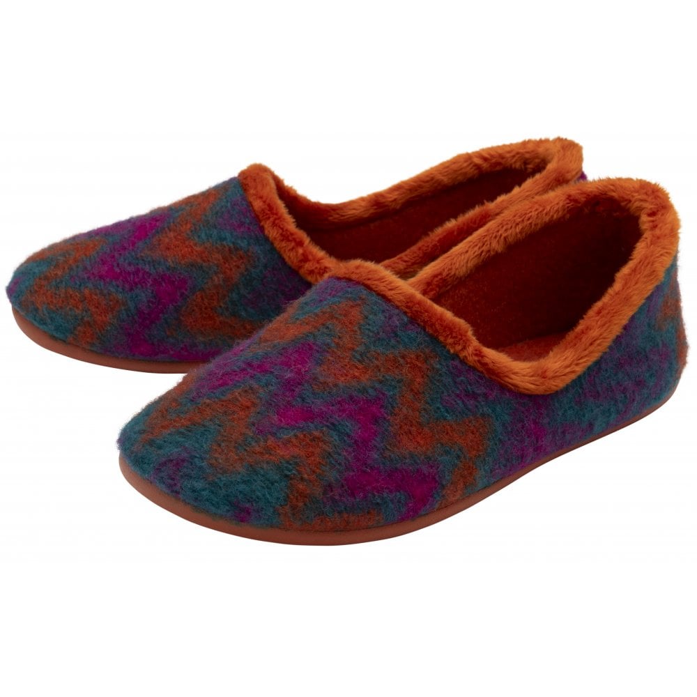 Lotus Ernestina Slipper multi orange
